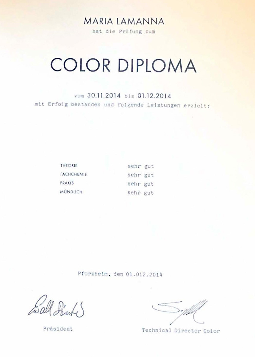 Diplombild in Farbe